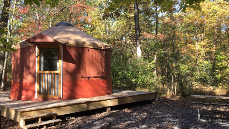 Yurt Camping at Little Bennett - Yurt campsite spot