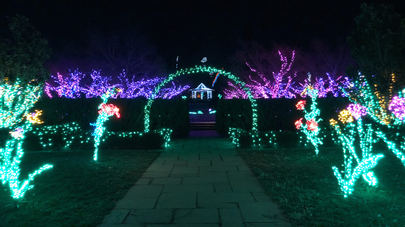 Garden of Lights at Brookside Gardens - Adventures in DC